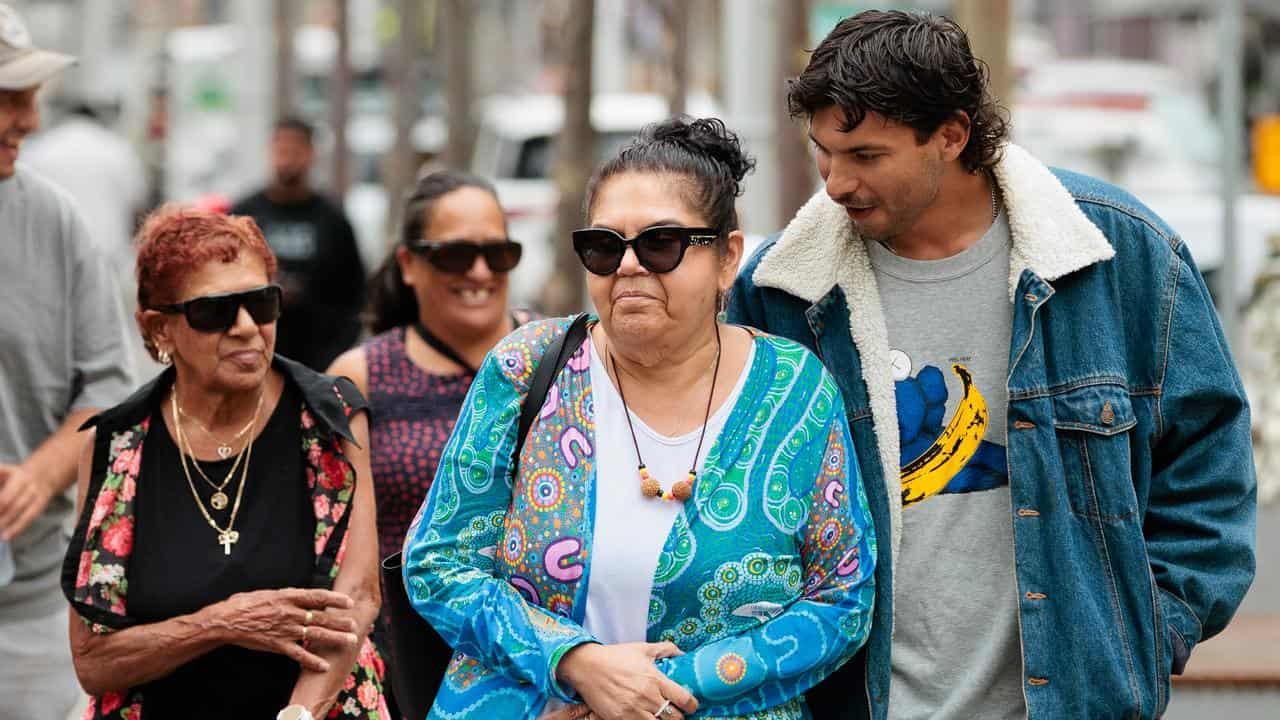 Mechelle Turvey, mother of Cassius Turvey, with family