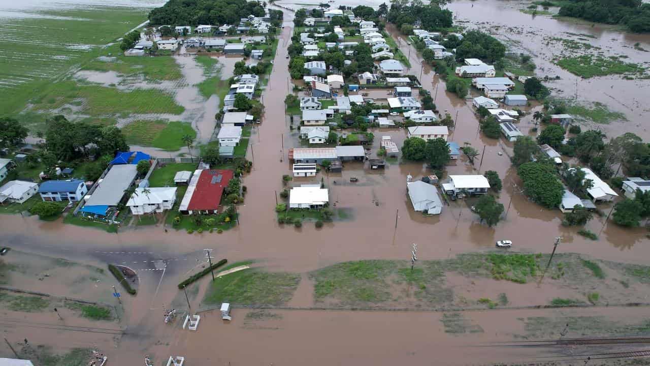 Floodwaters in Giru