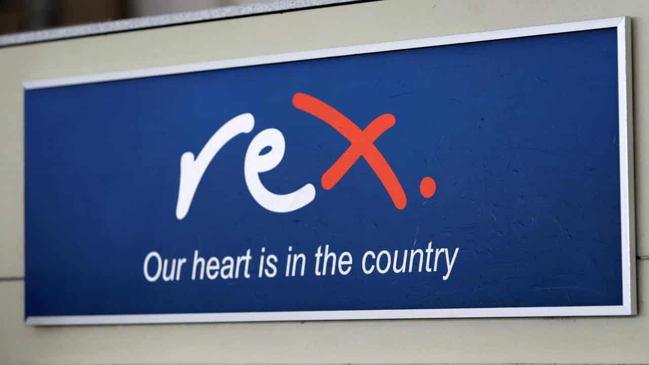 A file photo of a Rex sign 