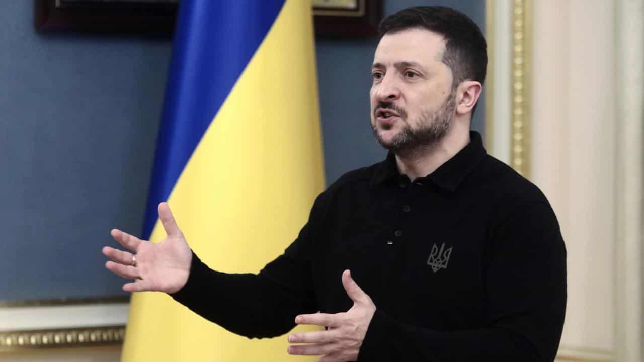 Ukrainian President Volodymyr Zelenskiy