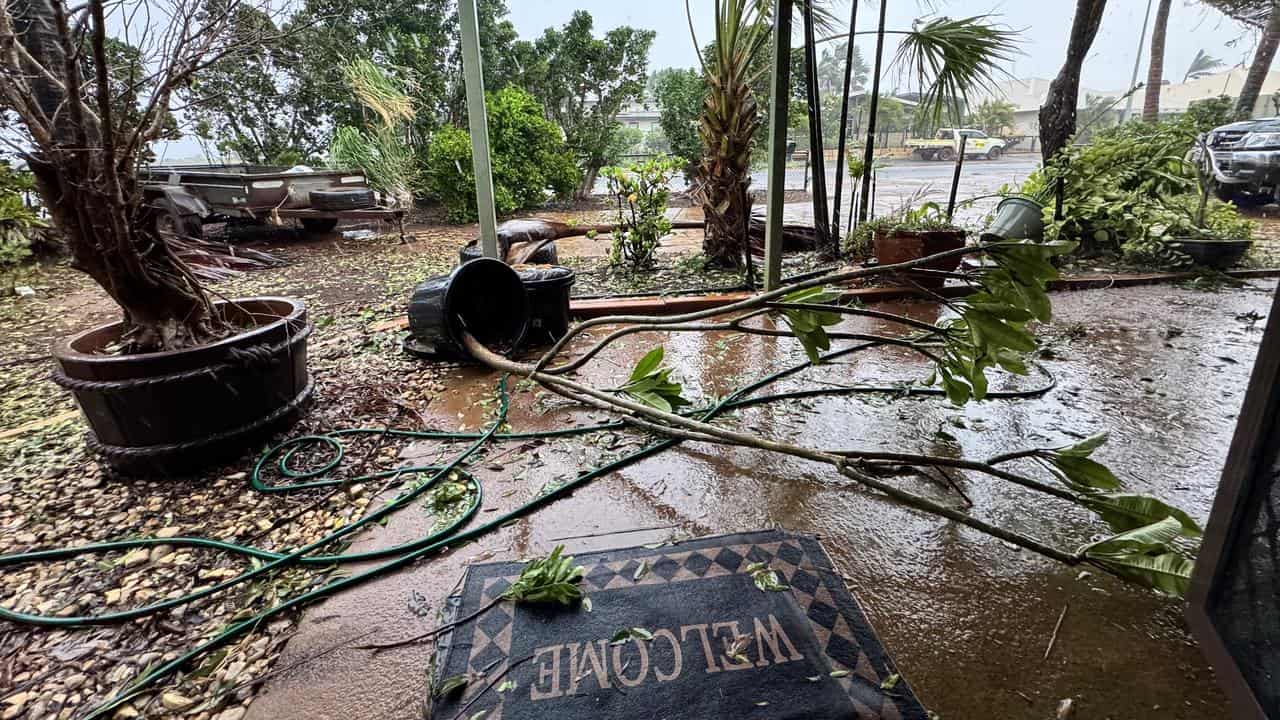 damage caused by Tropical Cyclone Zelia, in Port Hedland