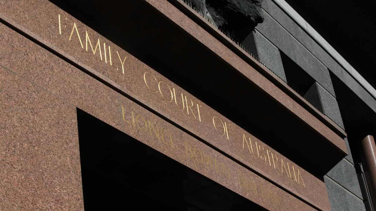 Sydney's Family Court building facade.