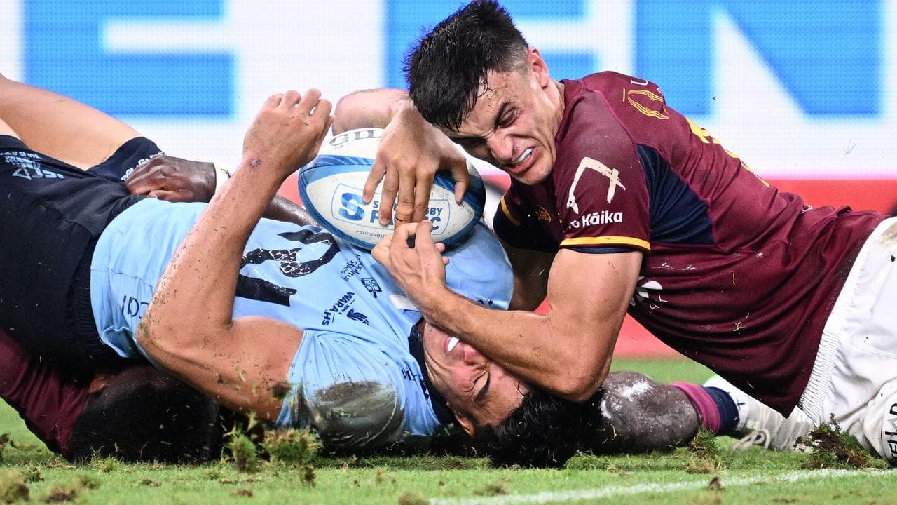 The Waratahs' Joseph-Aukuso Suaalii.