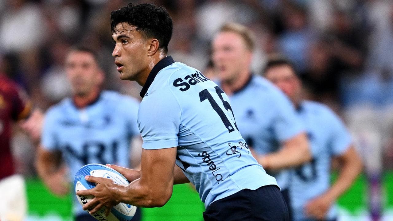 The Waratahs' Joseph-Aukuso Suaalii.