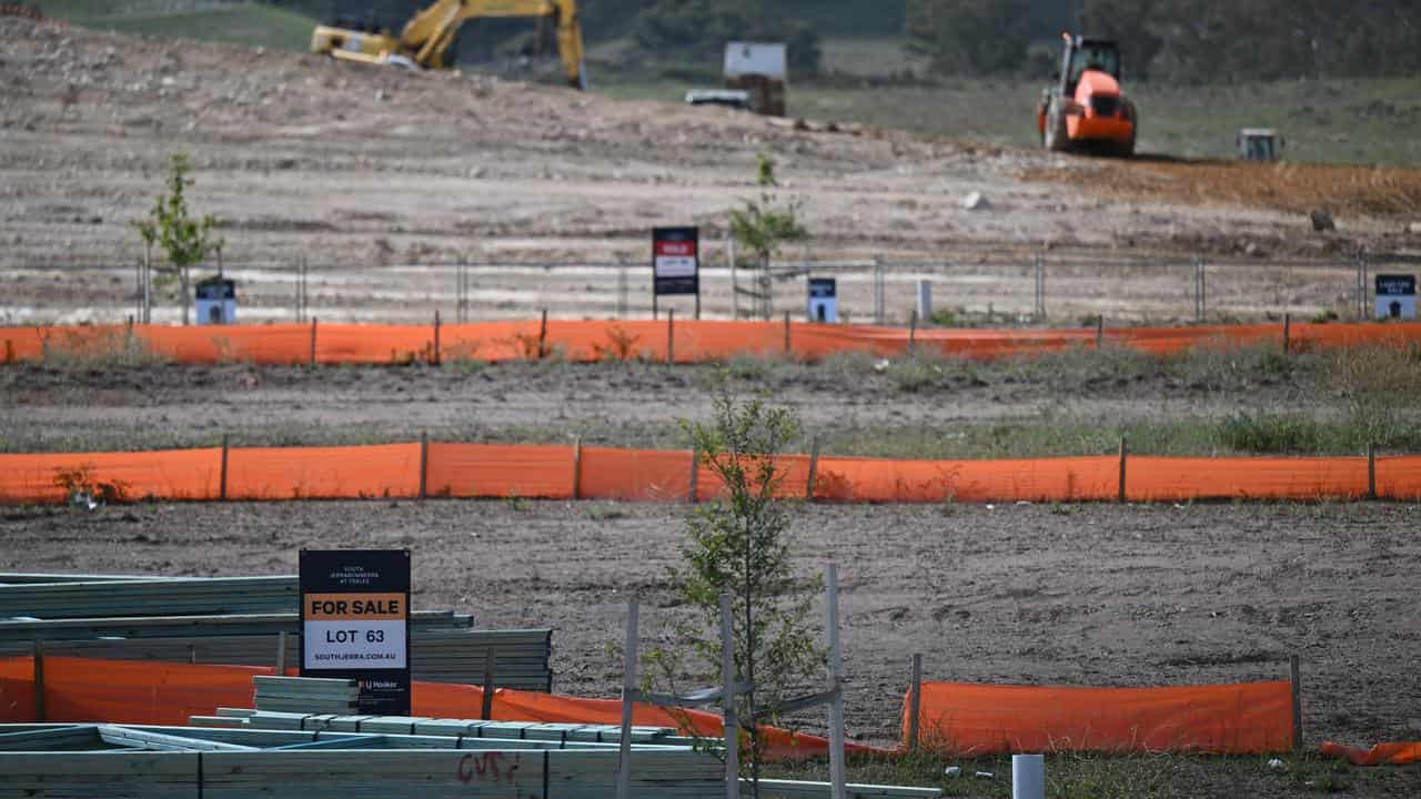 A vacant block of land