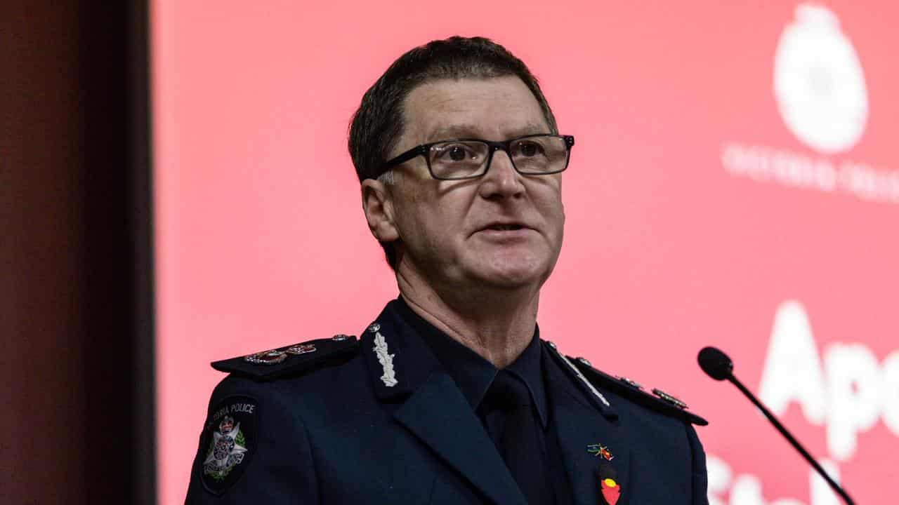 Chief commissioner of Victoria Police Shane Patton