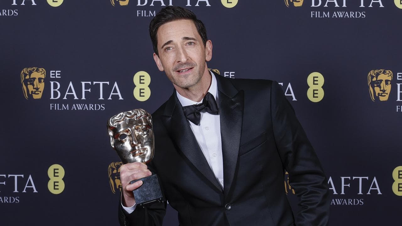 Adrien Brody at the BAFTAs