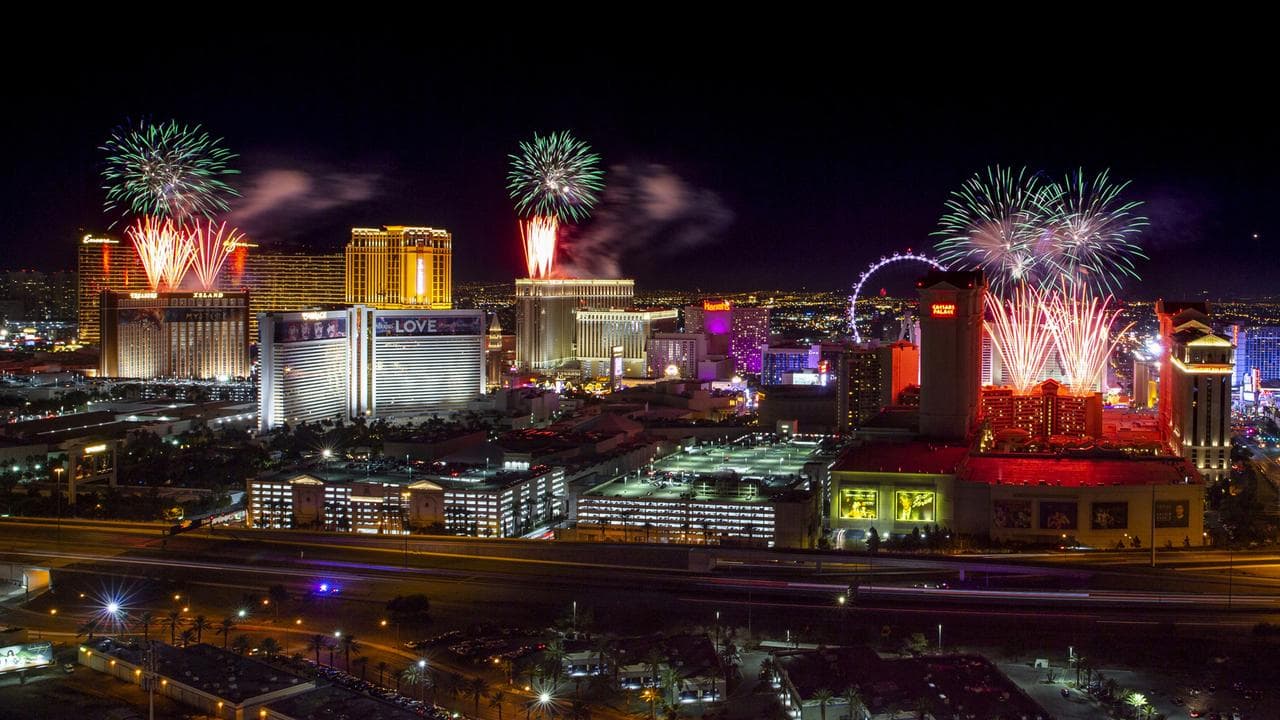 Las Vegas lights.