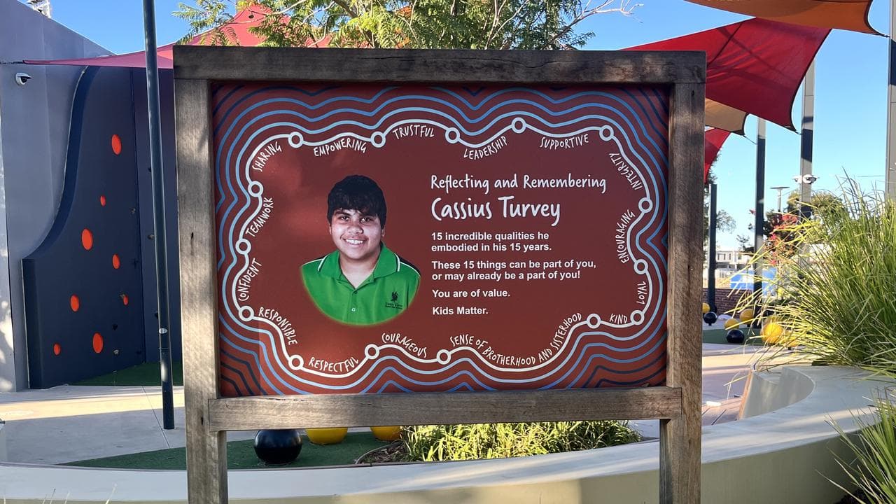 A memorial to murdered teenager Cassius Turvey (file image)
