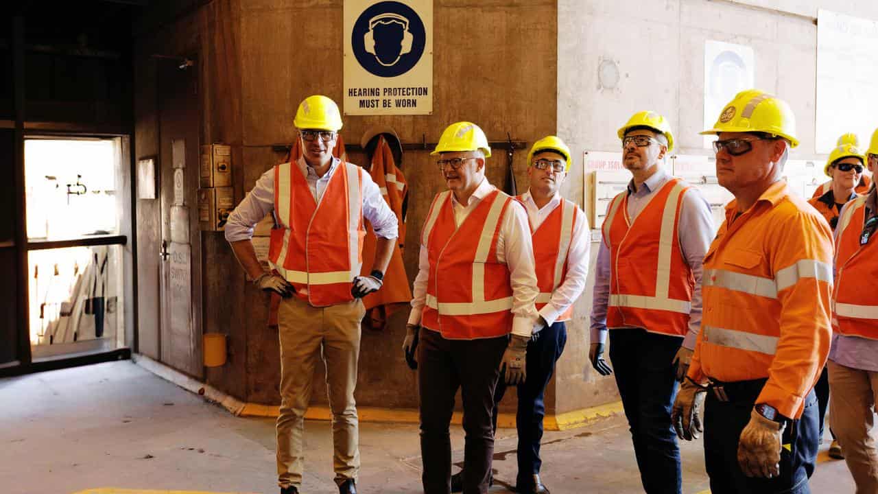 Prime Minister Anthony Albanese visits the Whyalla Steelworks