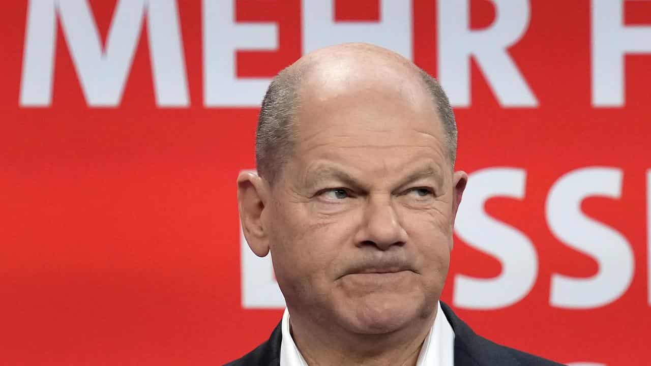 German Chancellor Olaf Scholz