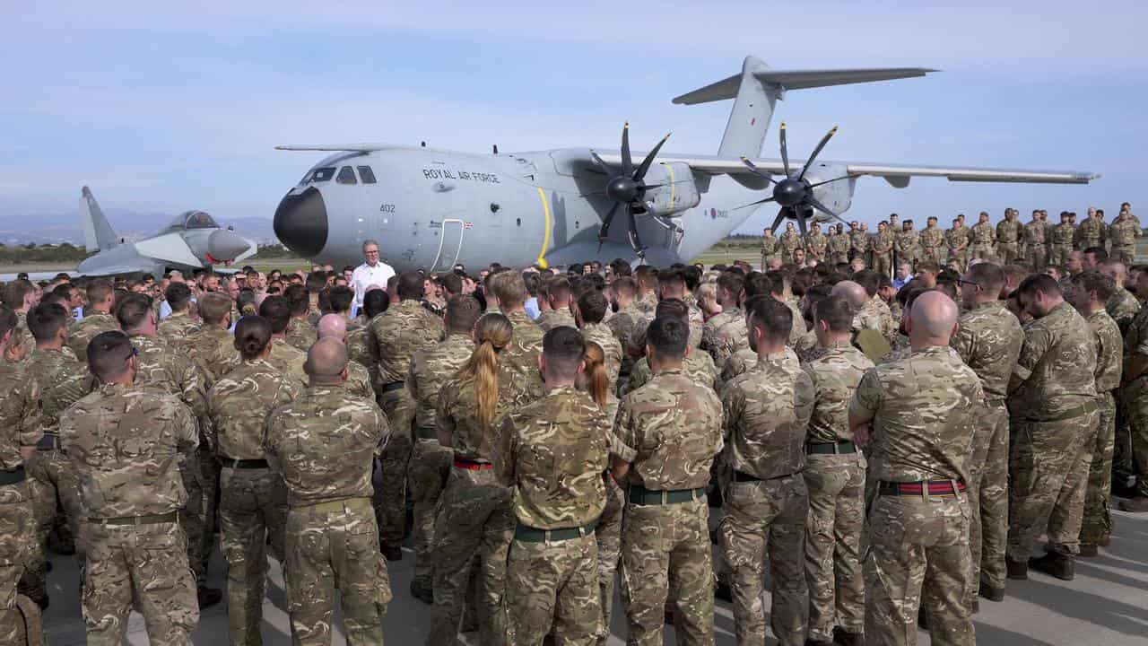 UK soldiers in Cyprus