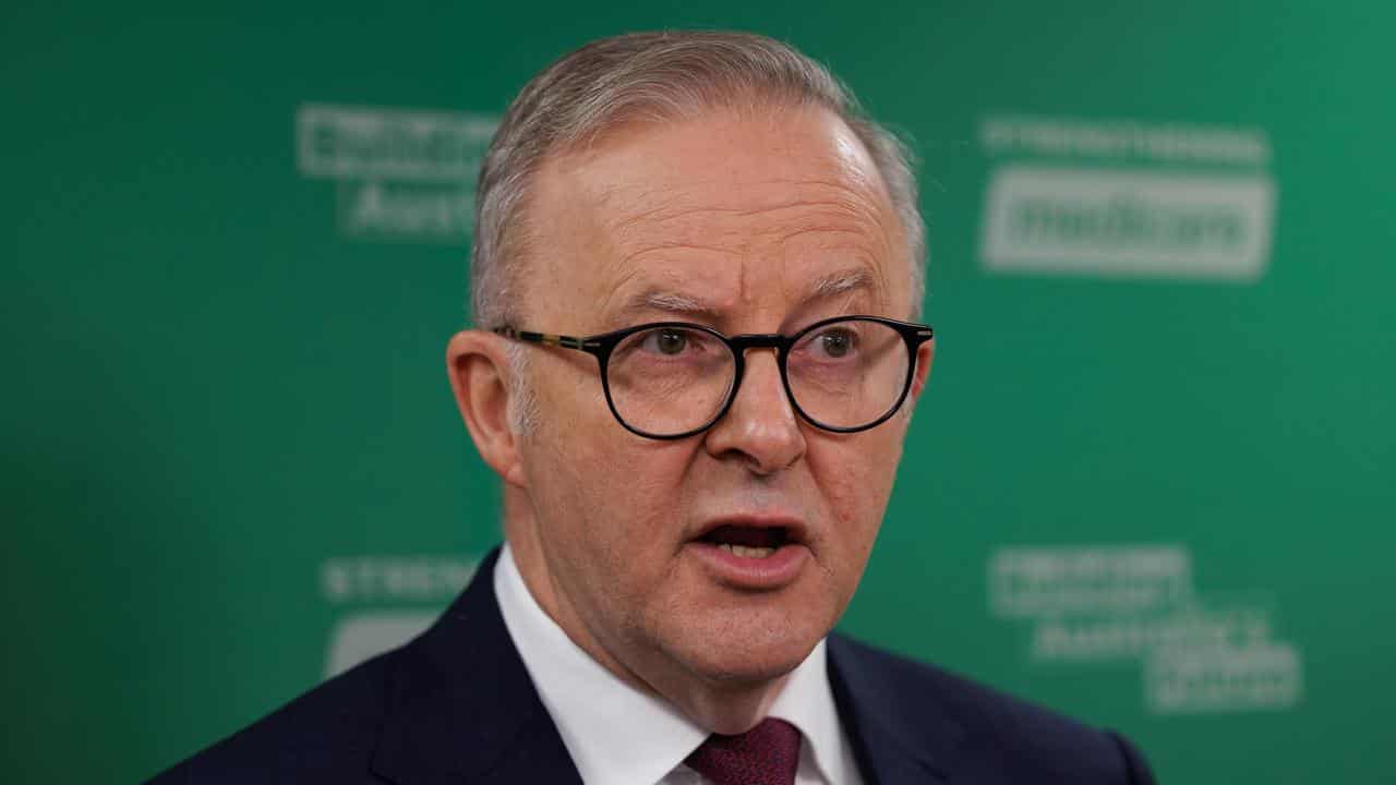 Prime Minister Anthony Albanese speaks