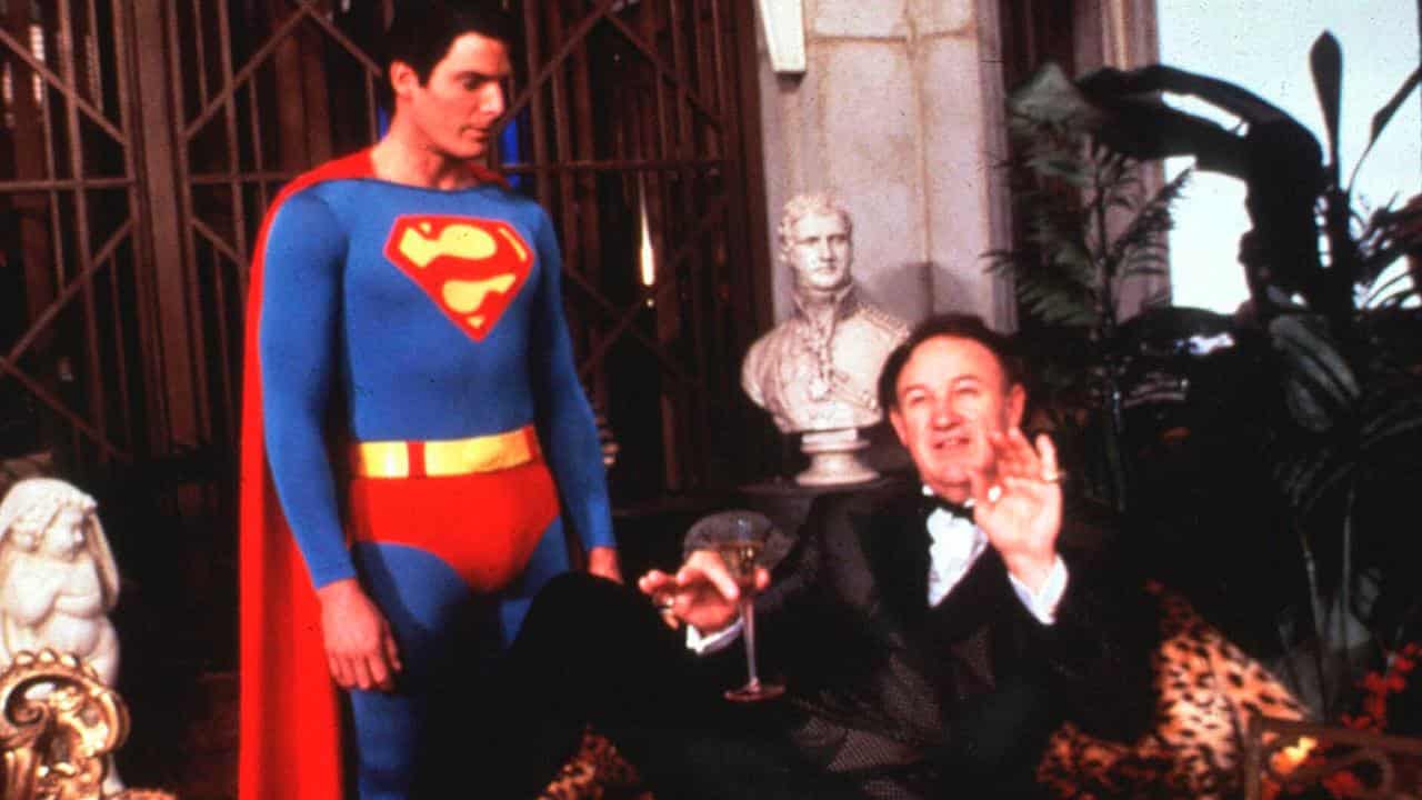 Christopher Reeve and Gene Hackman in Superman (1978)