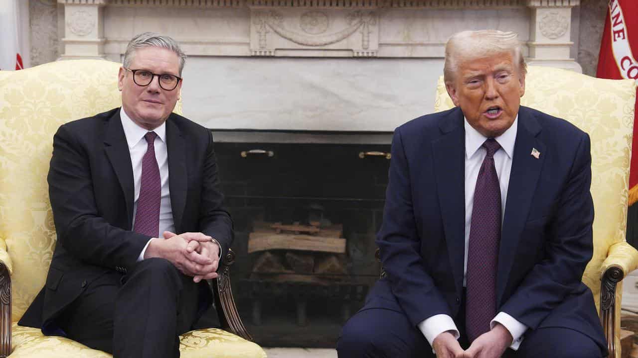 British Prime Minister Keir Starmer and US President Donald Trump