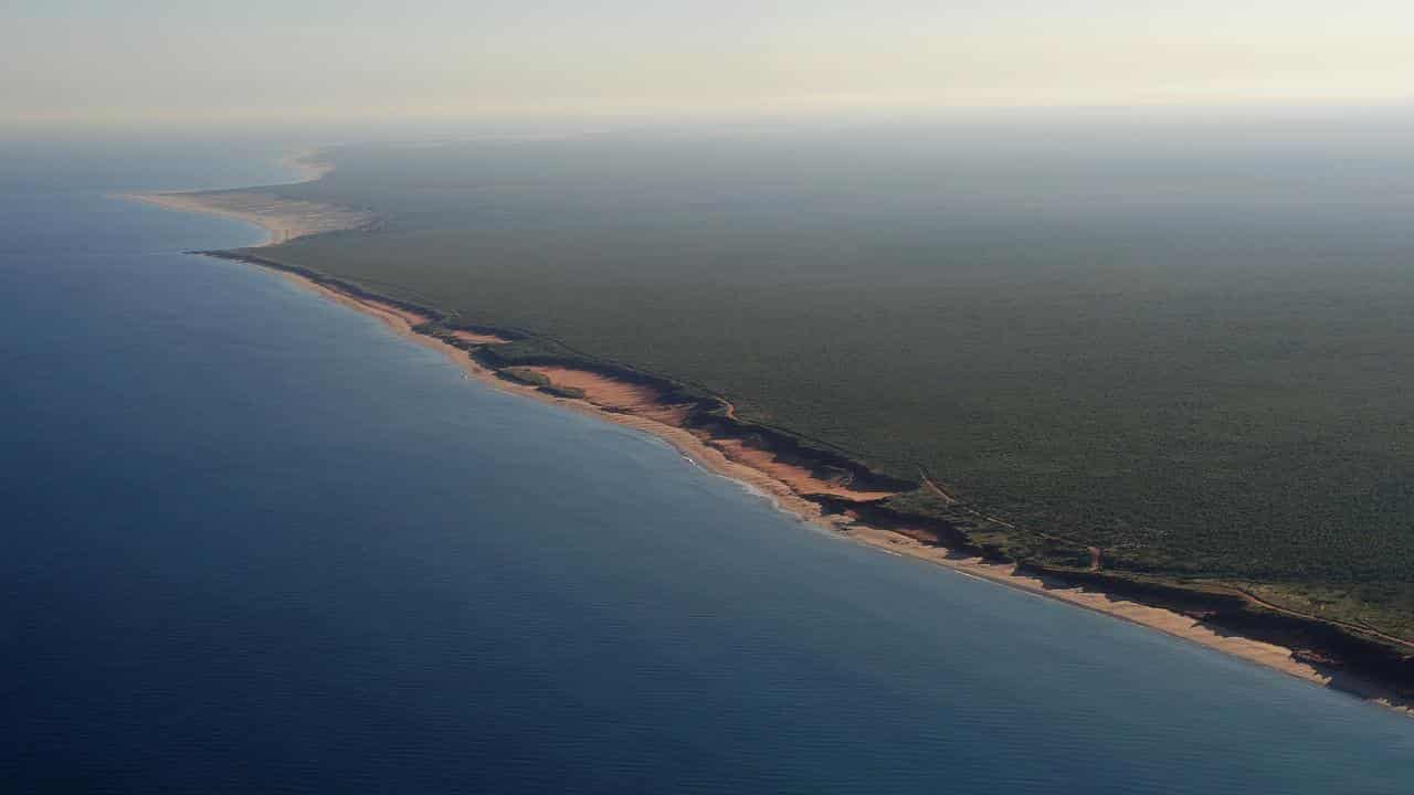 The Kimberley coast, north of Broome, in Western Australia.