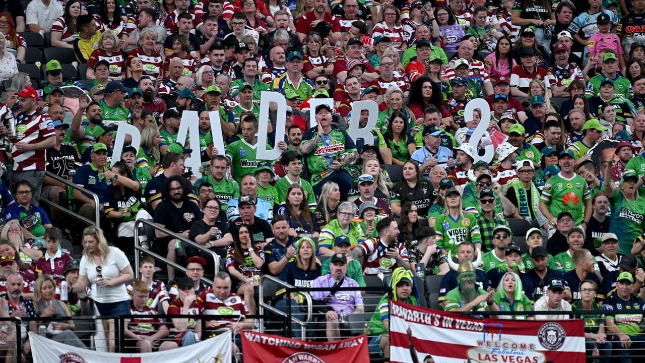 Canberra Raiders fans.