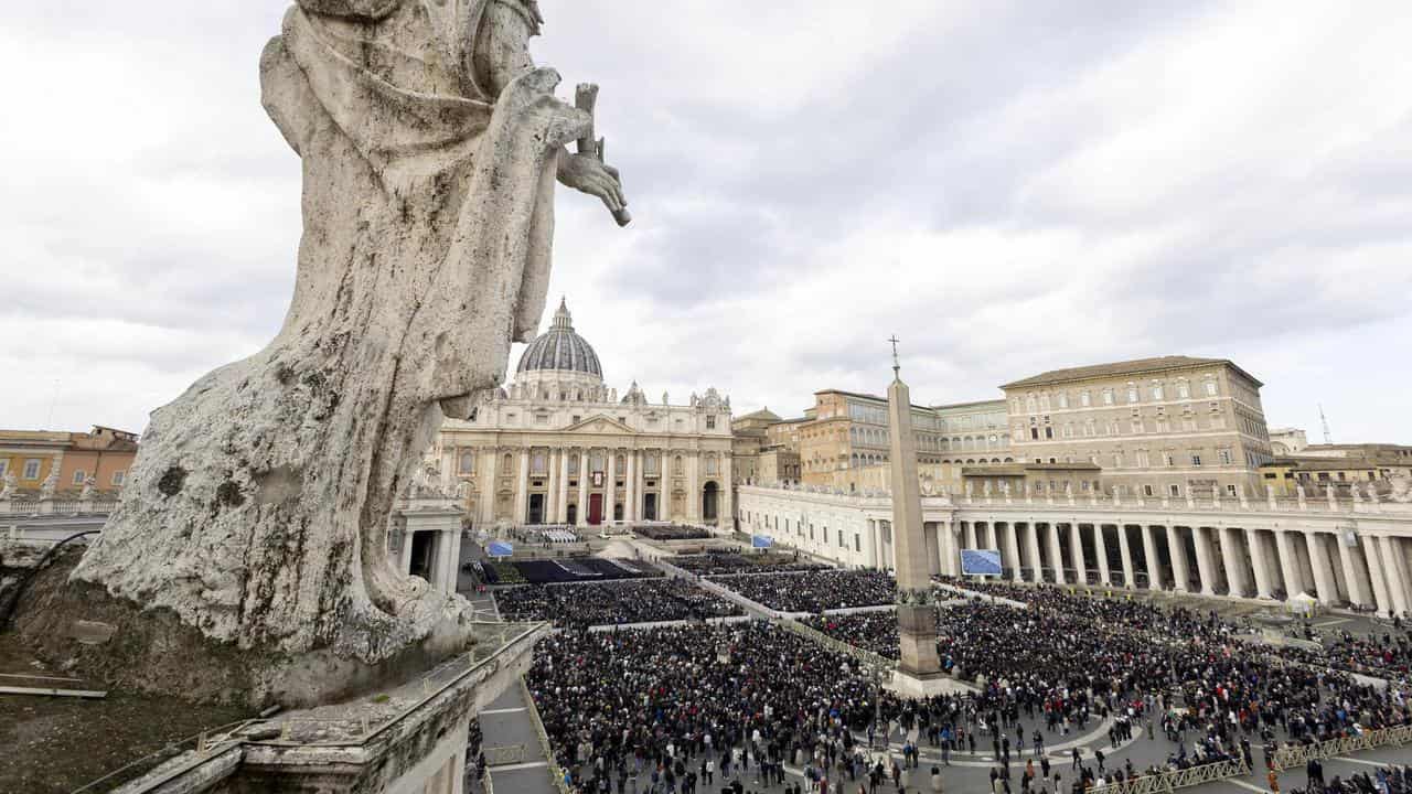 St Peter's square in Vatican City