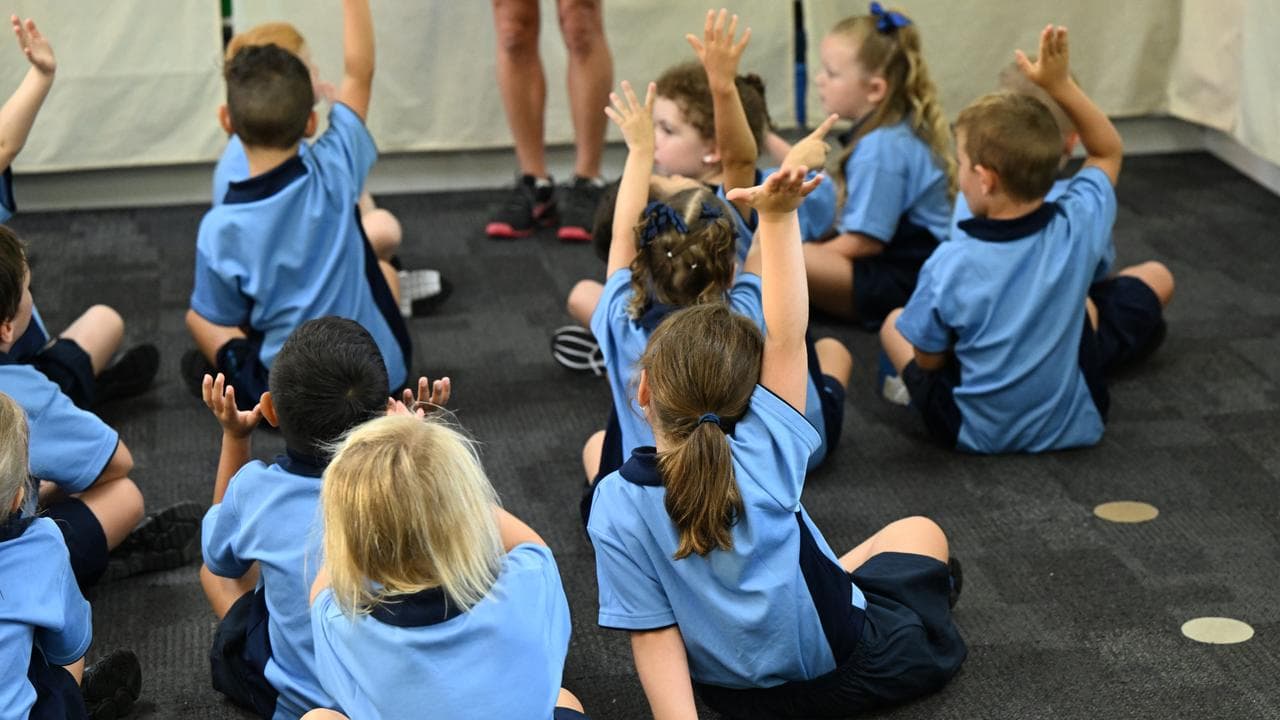 Prep students in class, Ormeau State School, Gold Coast, Jan 22, 2024