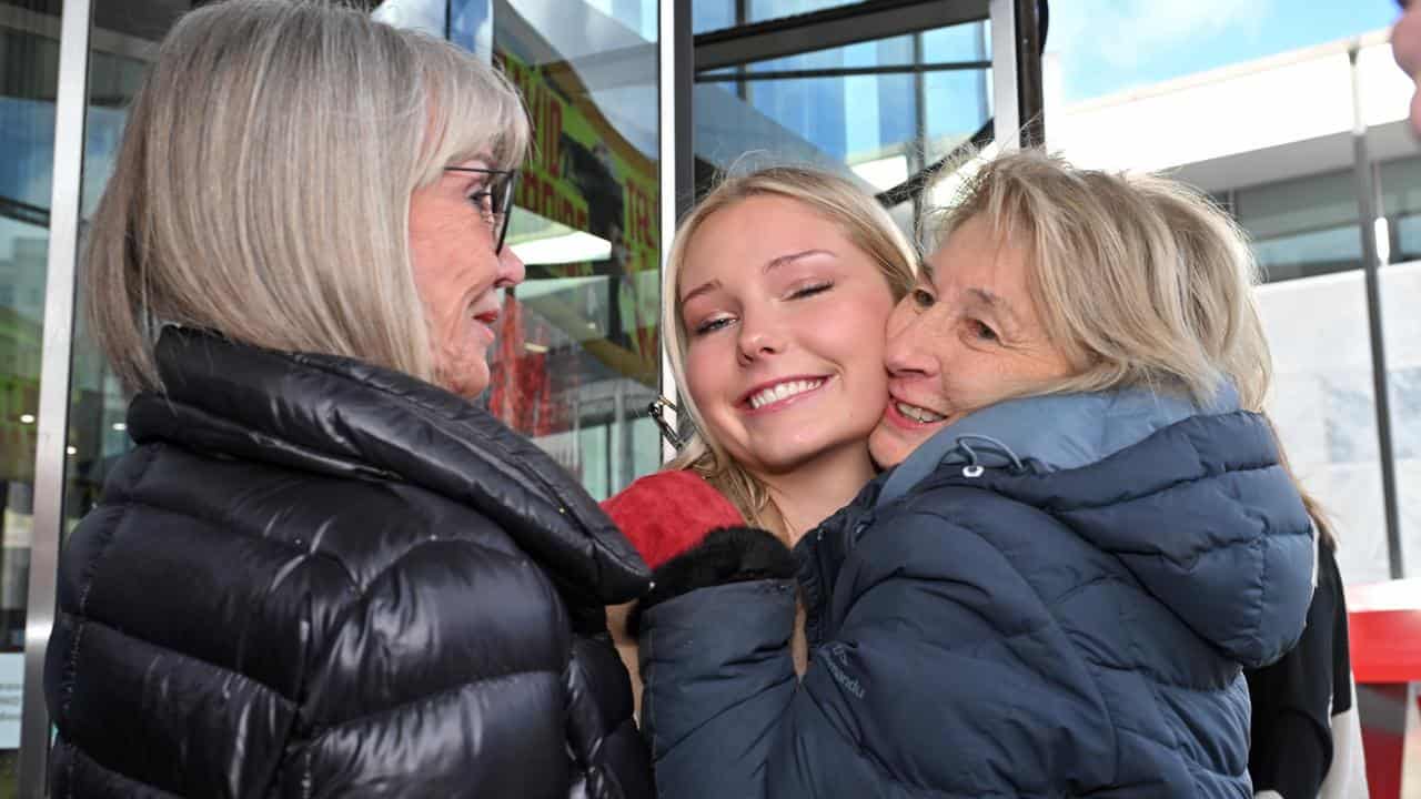 Georgie McBride (centre) - file image