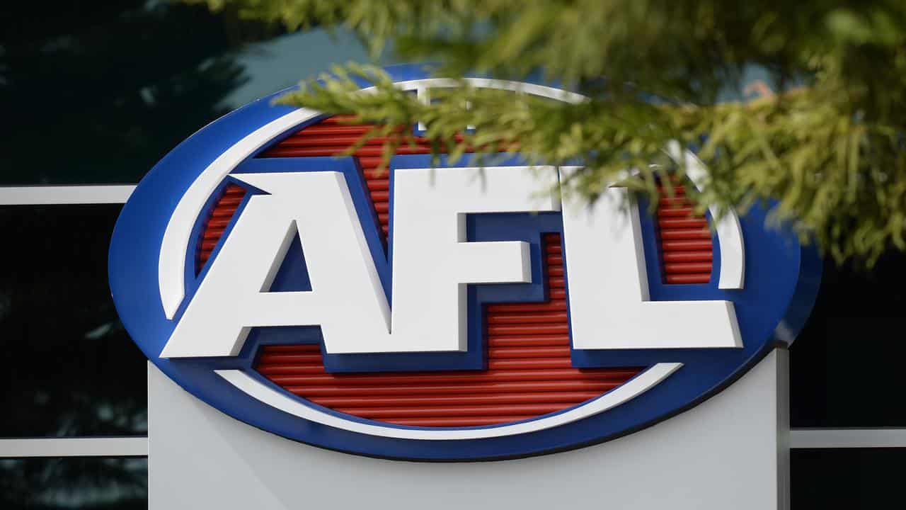 Signage at AFL House (file image)