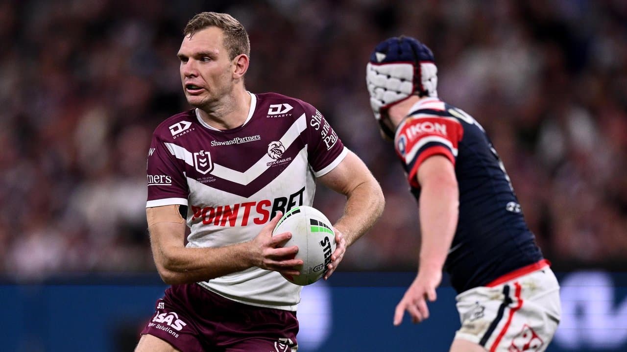 (L-R) Tom Trbojevic and Luke Keary.