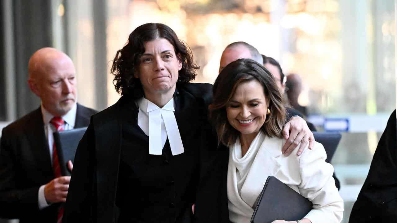 Barrister Sue Chrysanthou and Lisa Wilkinson (file)