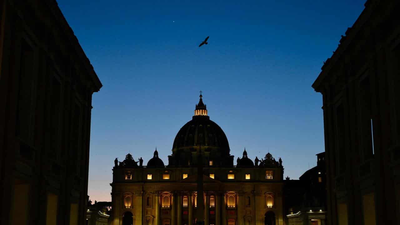 St. Peter's Basilica at sunset