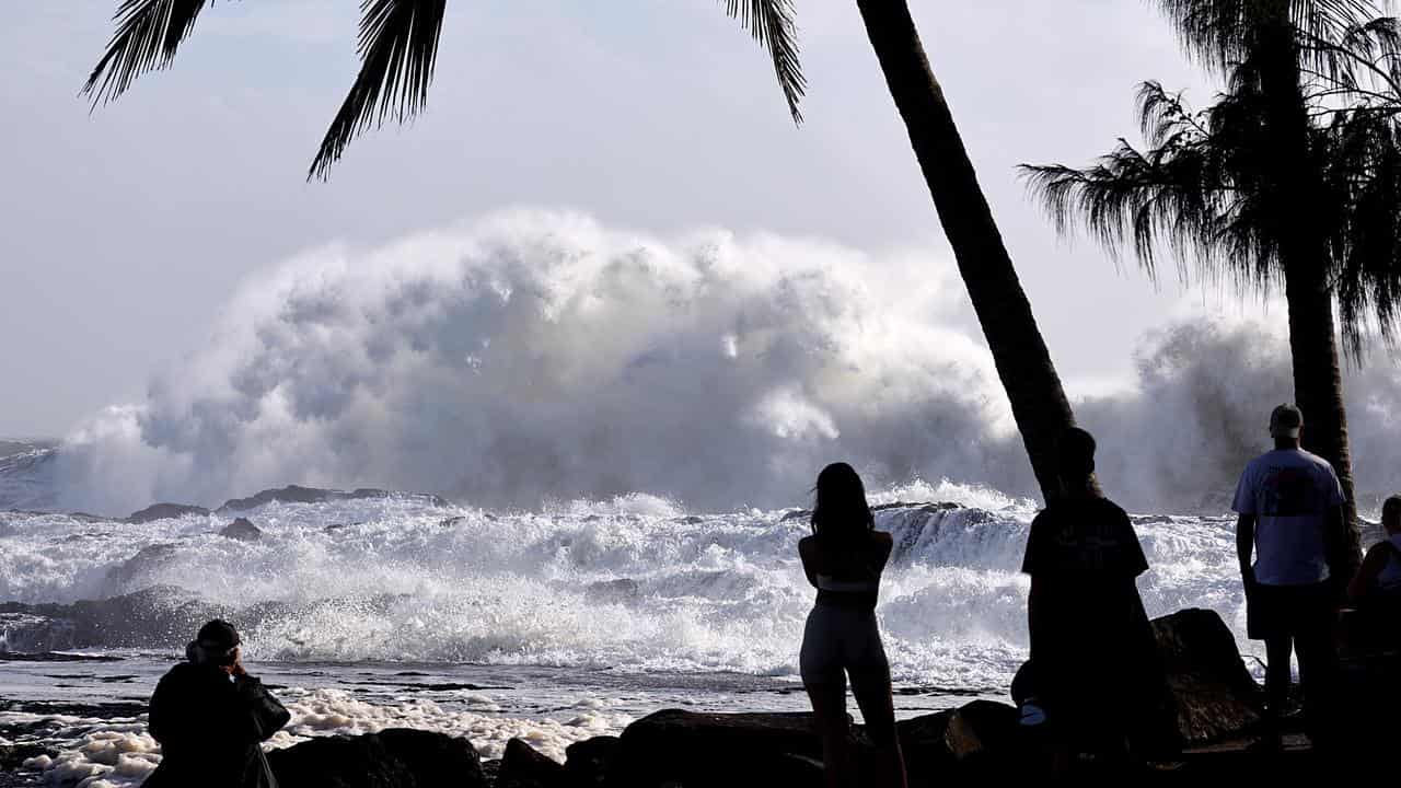 Big seas at Snapper Rocks