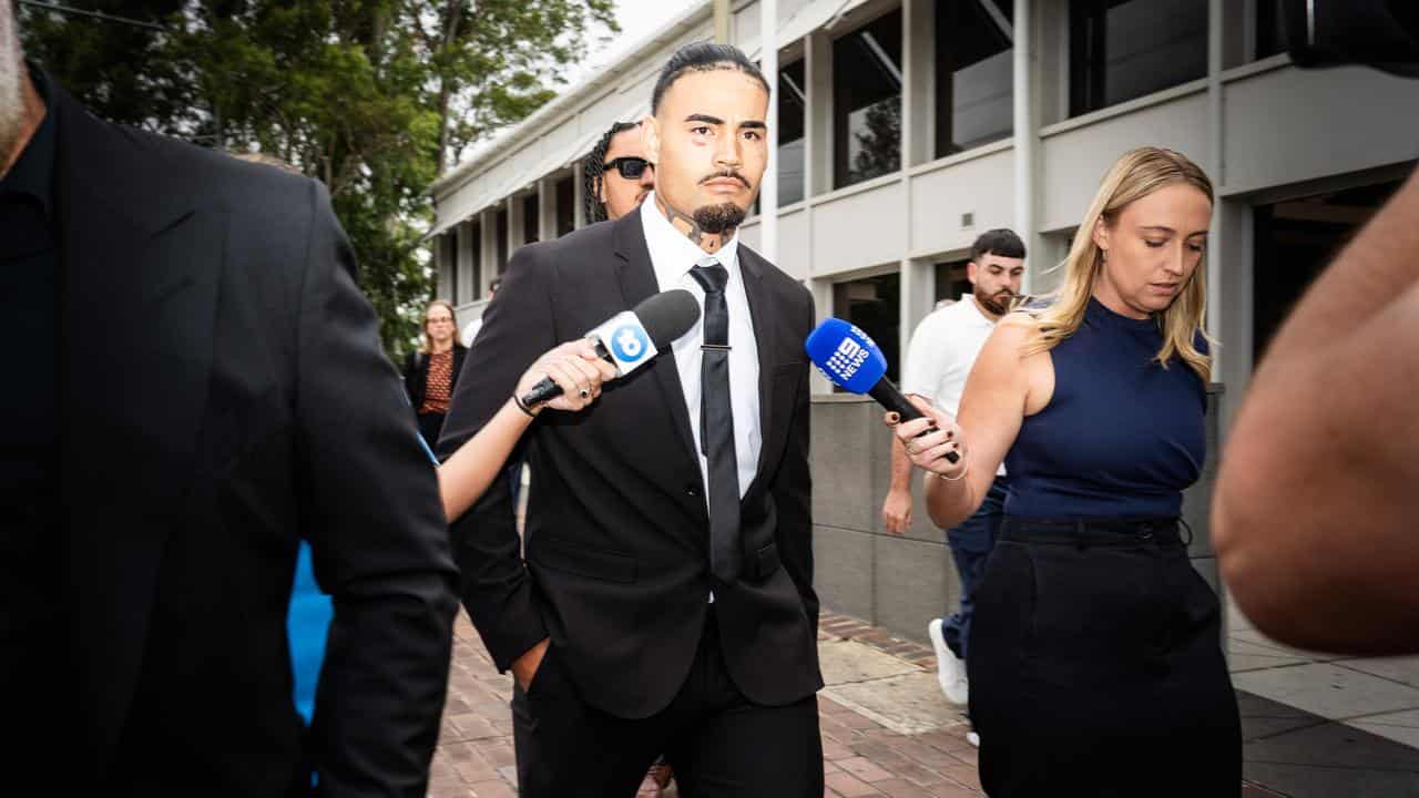 Taylan May leaves the Penrith Local Court