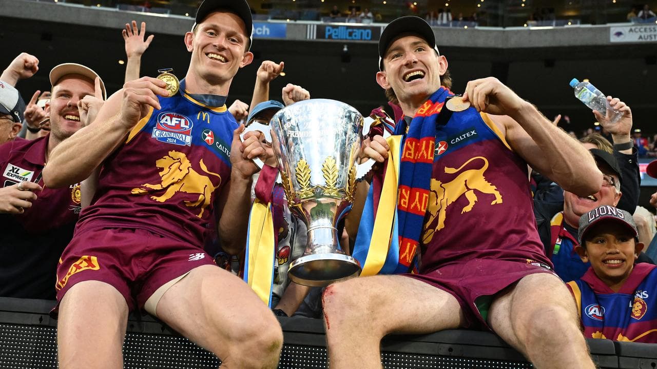 Harris Andrews (right), with Ryan Lester,