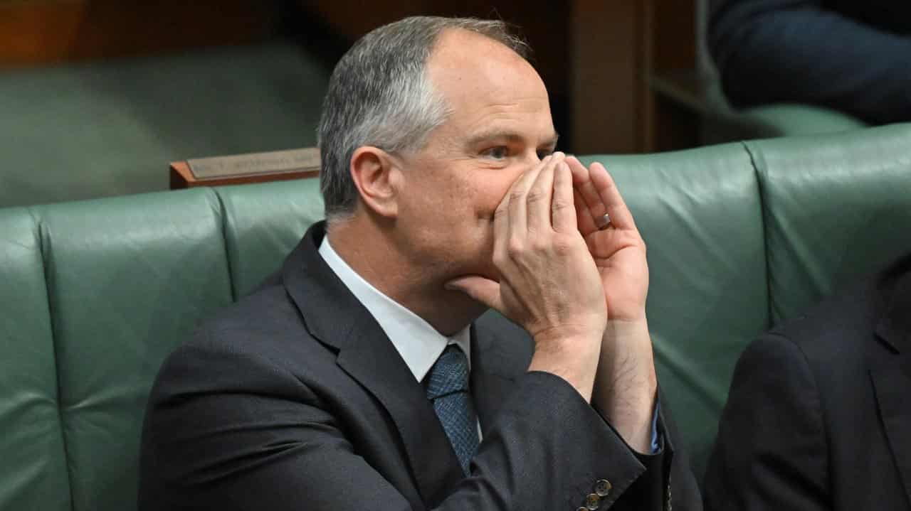 Coalition MP Ted O’Brien sitting in the federal lower house.