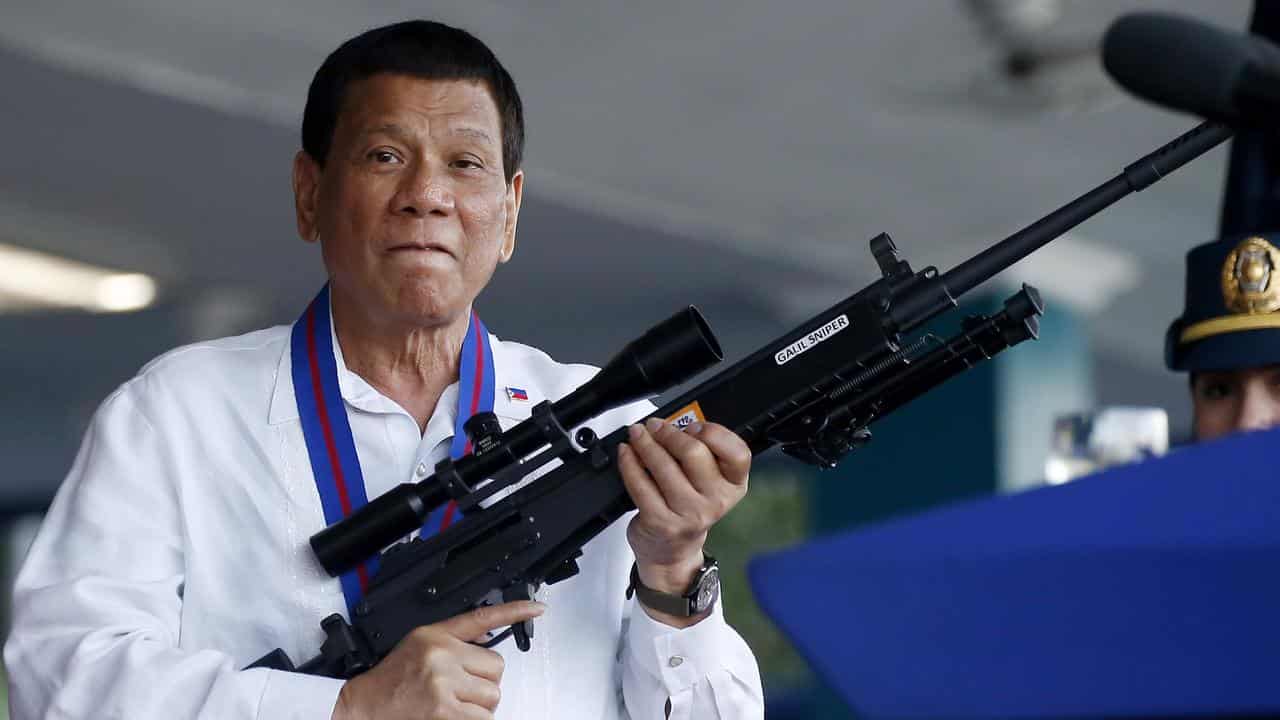 Philippine president Rodrigo Duterte in 2018