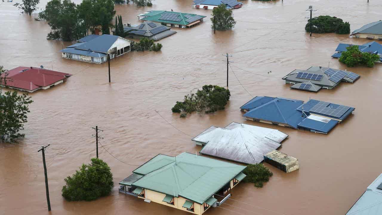 Lismore floods in 2022.