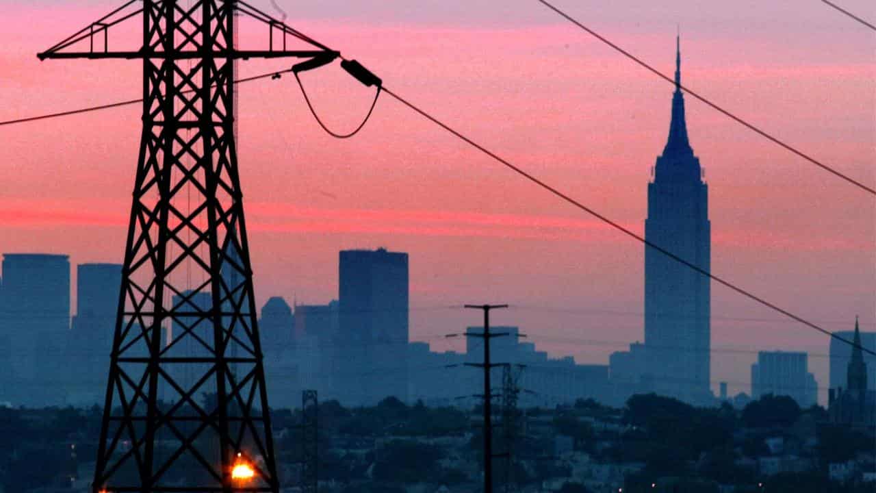 Power lines in New York City