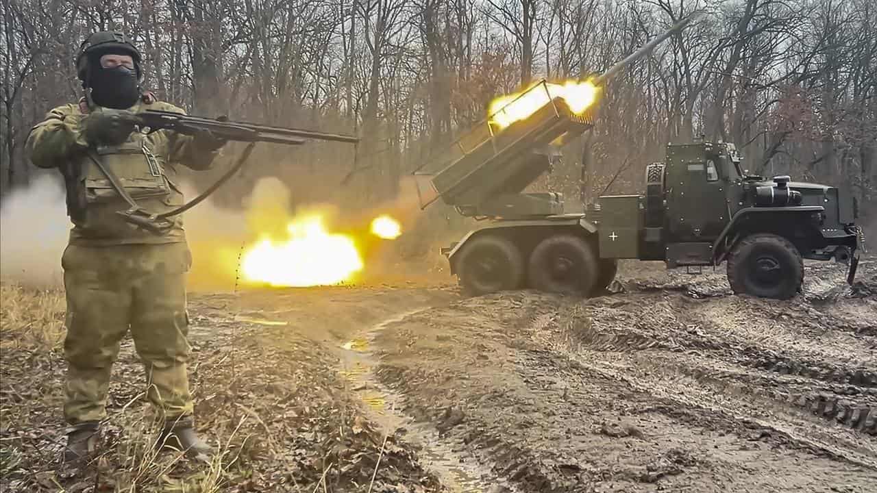 Russian soldiers in Kursk