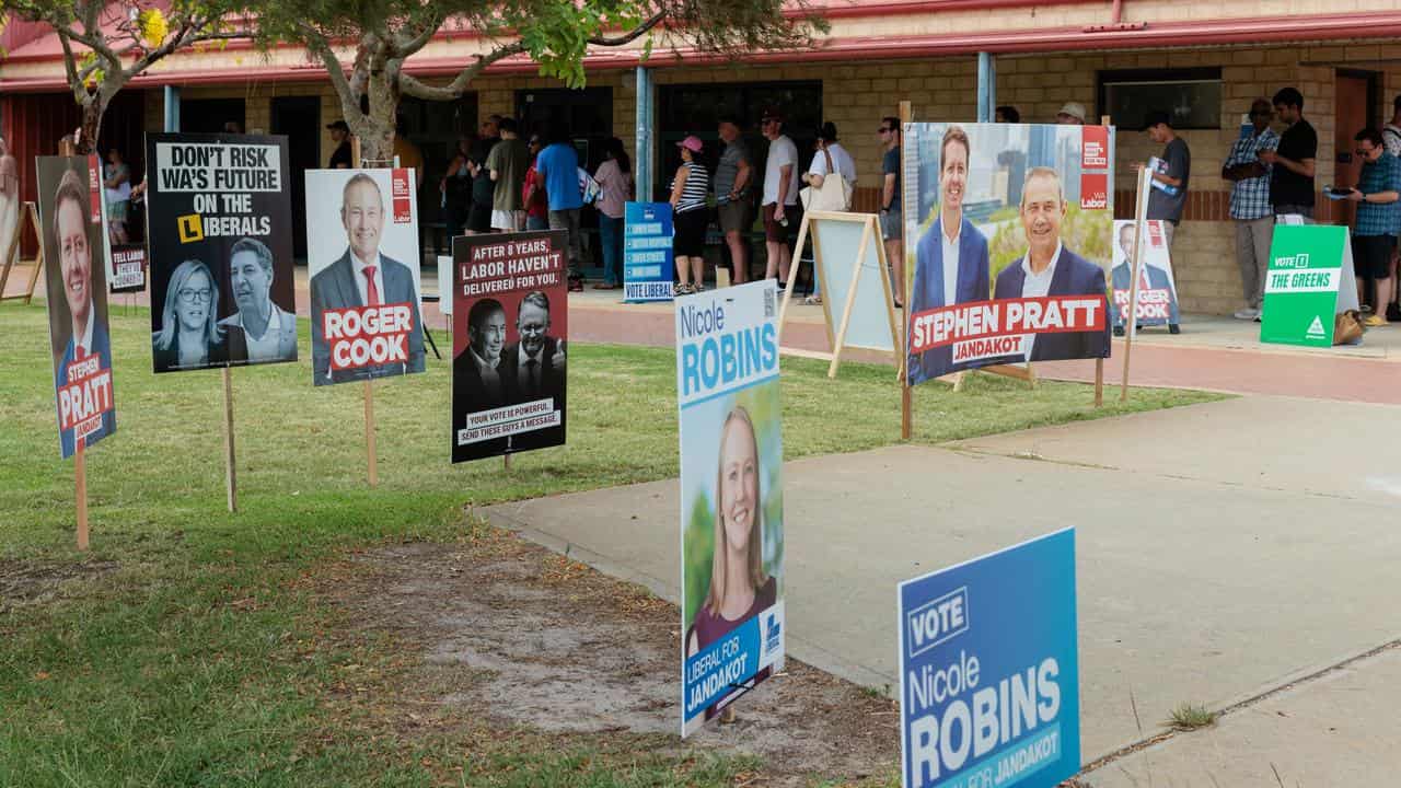 WA polling station.