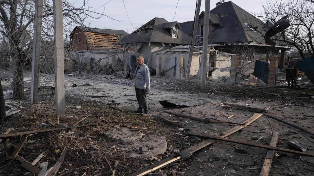 War ravaged Ukraine