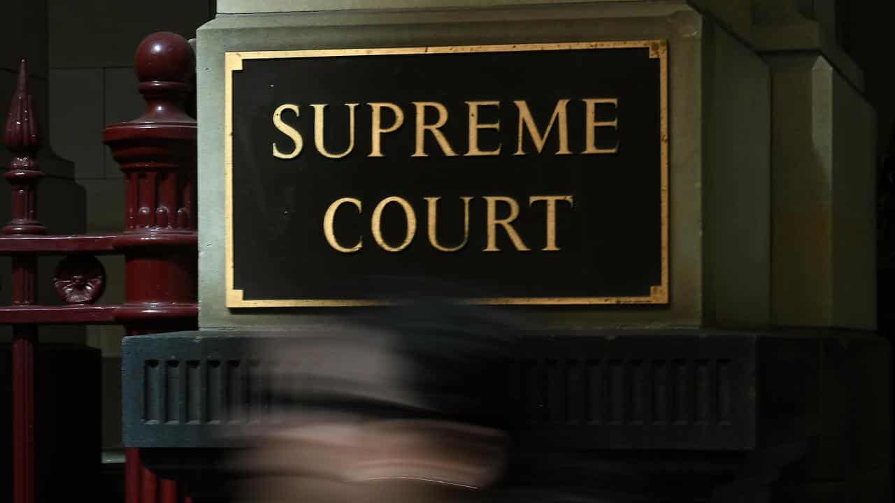 Court signage (file)