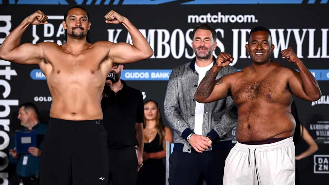 Teremoana Teremoana (left) and James Singh