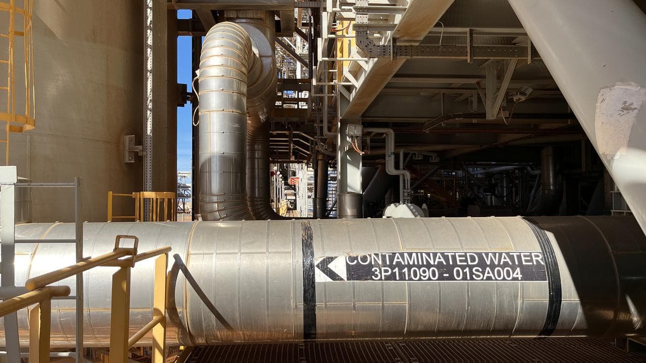 A gas plant (file image)