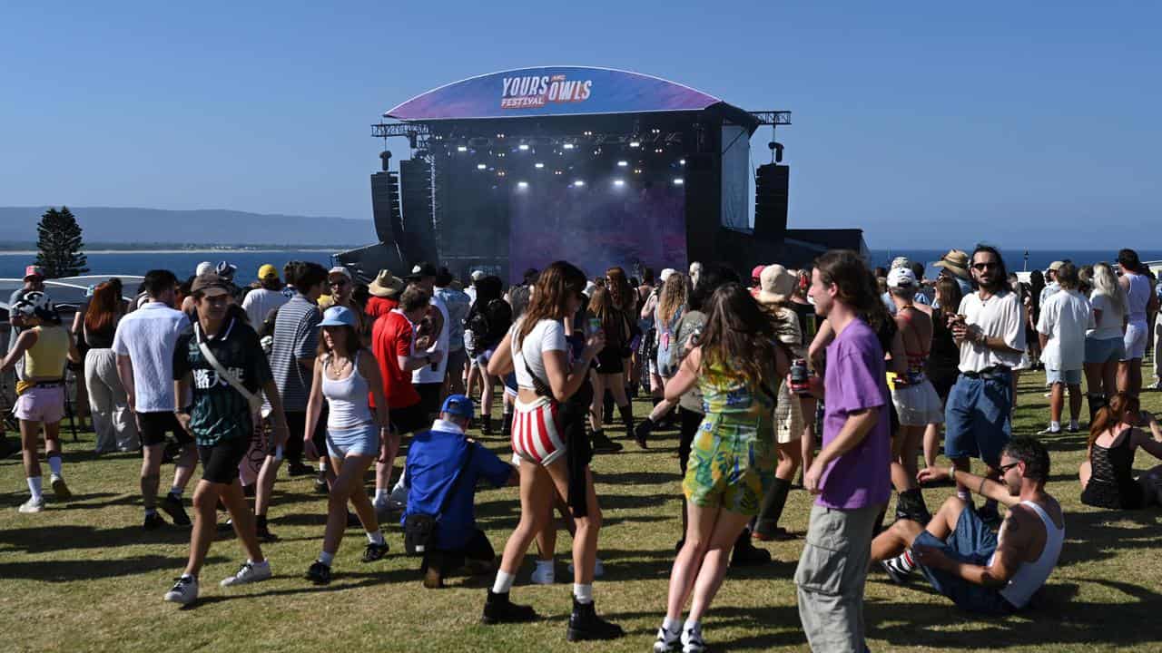 Crowd at a festival