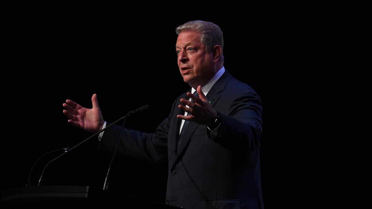 Former US Vice President Al Gore, CEDA event, Brisbane, June 7, 2019