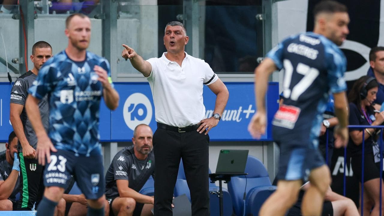 Western United coach John Aloisi