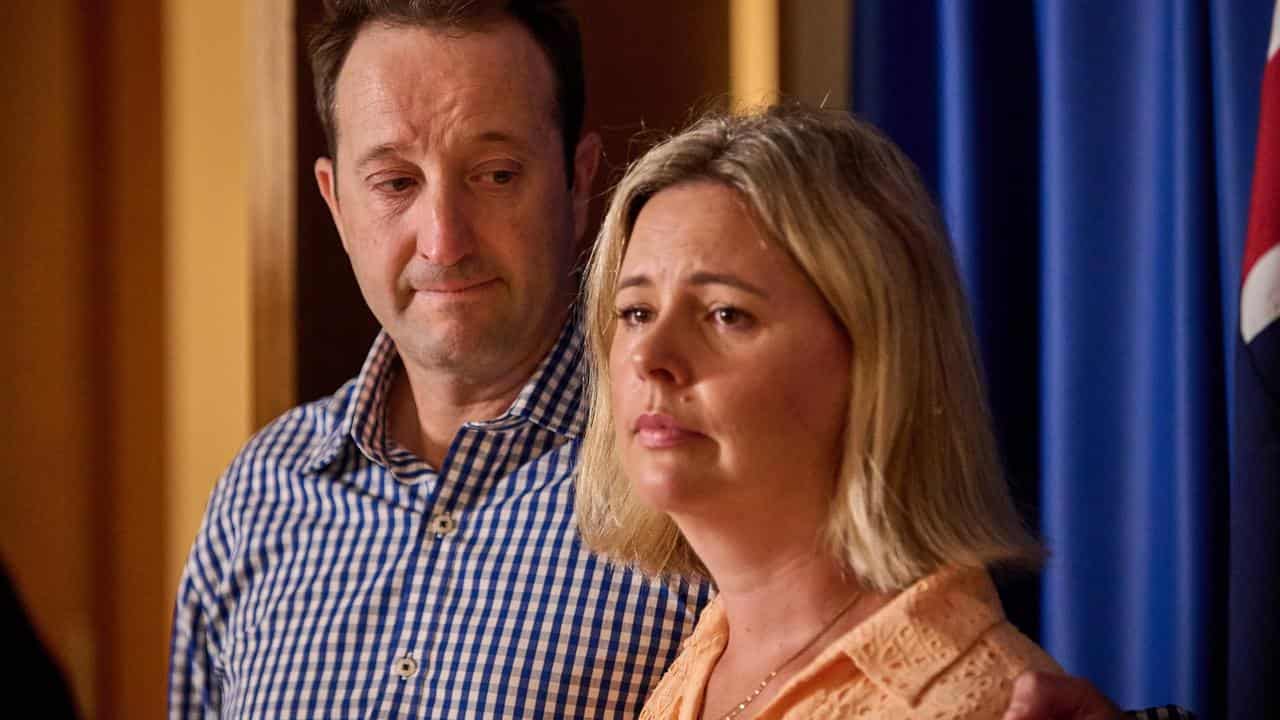 Parents of two year old Joe, Elouise and Danny Massa.