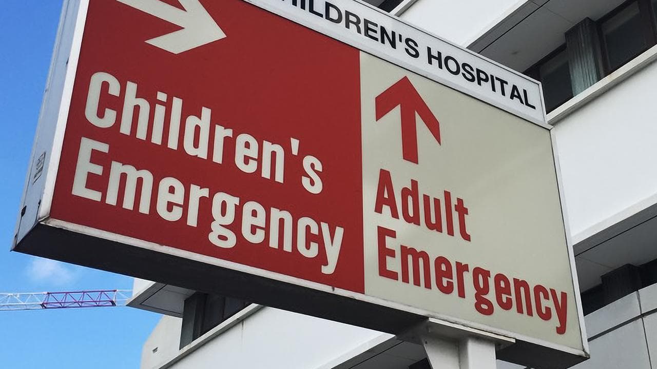 hospital sign