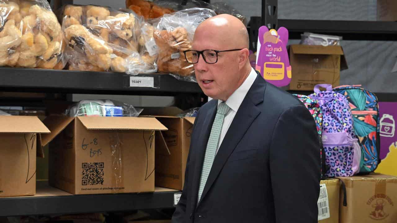 Peter Dutton at the Alannah and Madeline Foundation