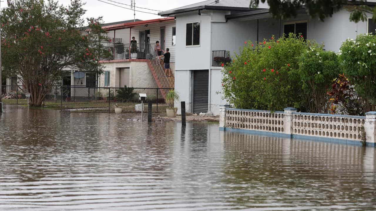 Flooding is seen in Ingham in North Queensland.