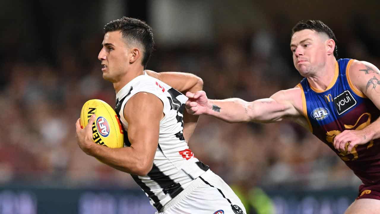 Nick Daicos of the Magpies