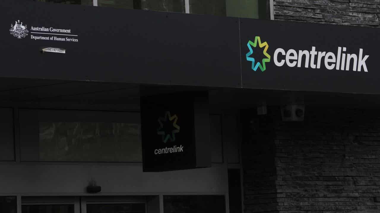 Centrelink signage.